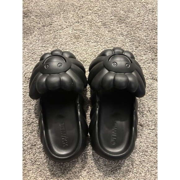 Takashi Murakami Ohana Full Bloom Slides Size 8 Black Made in USA main image 5
